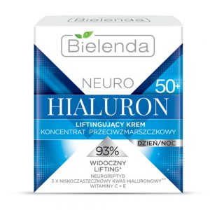 Bielenda NEURO HIALURON liftaava anti-wrinkle päivä/yövoide 50+ 50ml